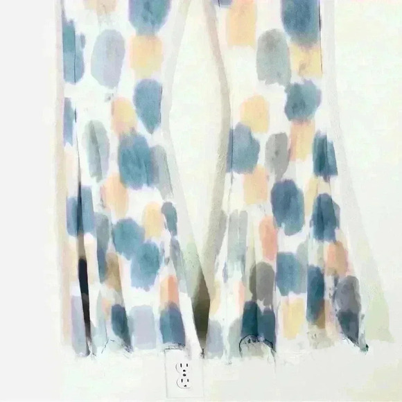 Peach Love High Rise Bell Bottom Flare polka Dot Tie Dye S (2-4) - Picture 9 of 14